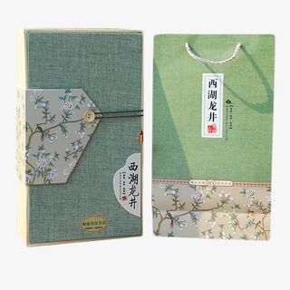 精品礼盒西湖龙井免抠