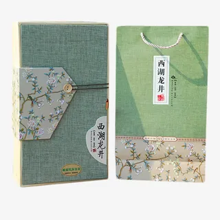 精品礼盒西湖龙井免抠