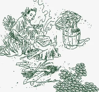 手绘熬制人物创意免抠