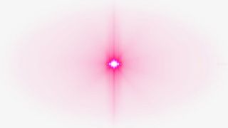 白色光红色光晕光效免抠