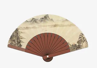 传统古风扇子免抠