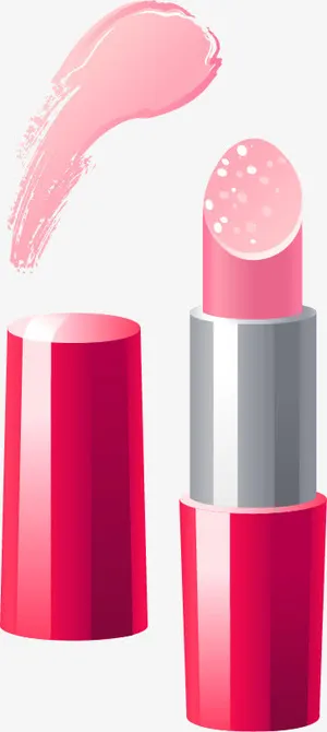 卡通美妆口红免抠