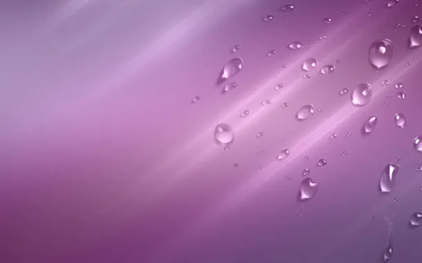 淡紫色的水滴背景图片