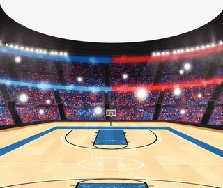 美职篮赛场免抠