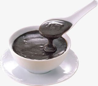 黑米糊素材免抠