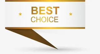 白色矢量标签免抠