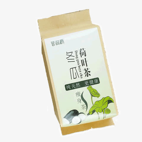 冬瓜荷叶茶免抠