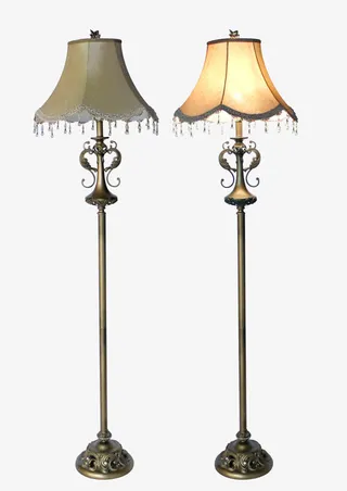 老上海复古经典落地灯免抠