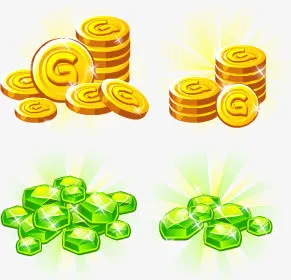 金融钱币图案 金币免抠