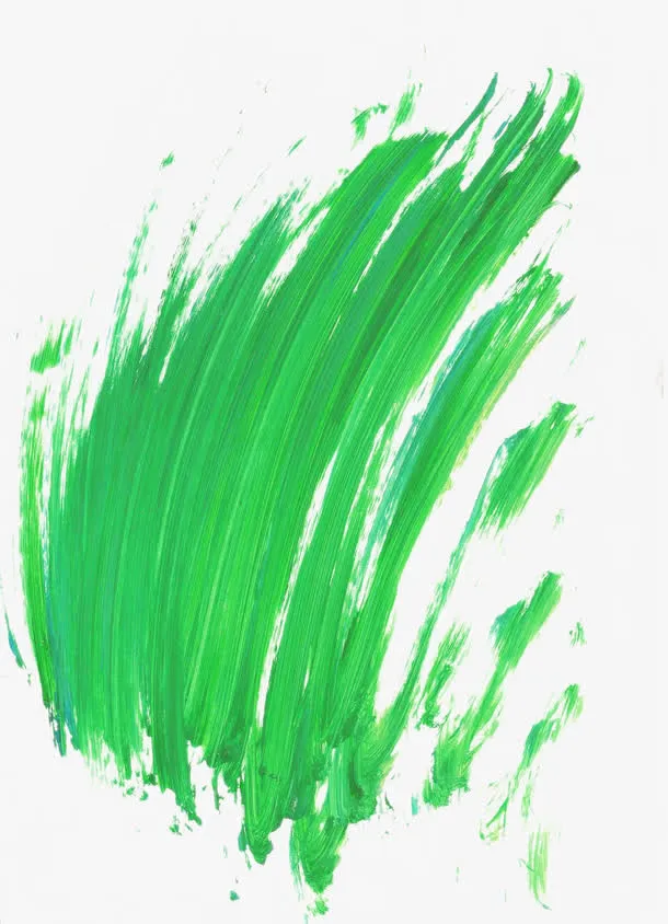 彩色颜料绘画涂抹免抠