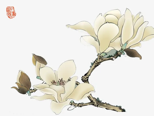 花草海报免抠