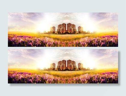 房产地大气背景高清