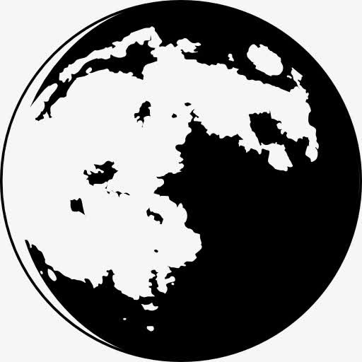月亮相位符号坑图标免抠