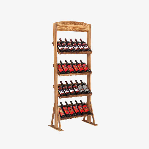 实木日用品展架免抠