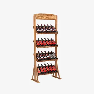 实木日用品展架免抠