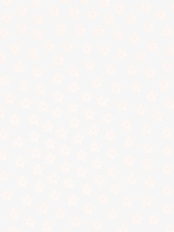 手绘星星花纹背景免抠