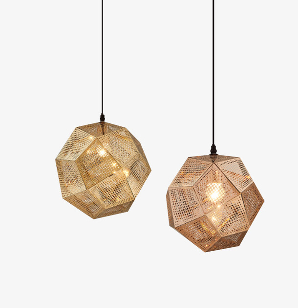 复古时尚灯饰免抠