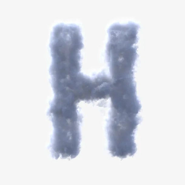 免扣元素云彩数字H免抠