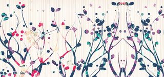 时尚抽象唯美花卉沙发家居背景墙简约高清