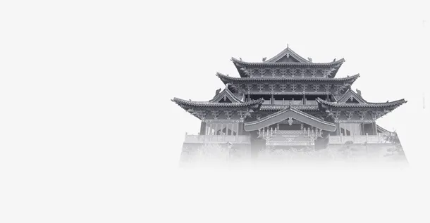 古建筑元素装饰免抠