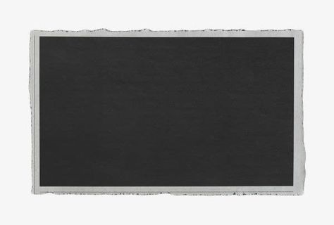 黑色带框纸片免抠