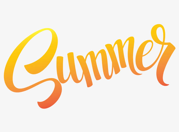 英文字母summer免抠