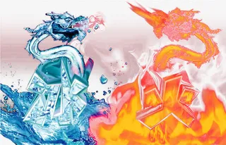 冰与火的碰撞免抠