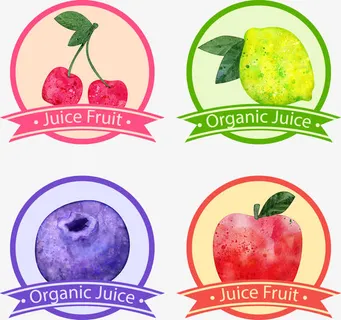 矢量手绘水果图标免抠