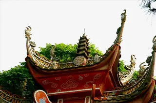 泰式风格的屋檐角免抠