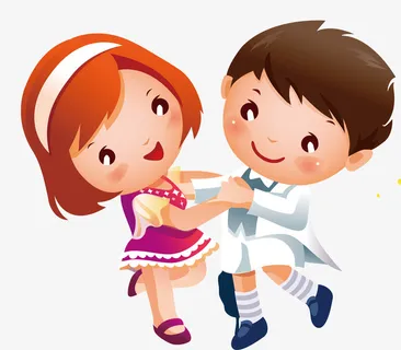 少儿舞蹈跳舞双人免抠