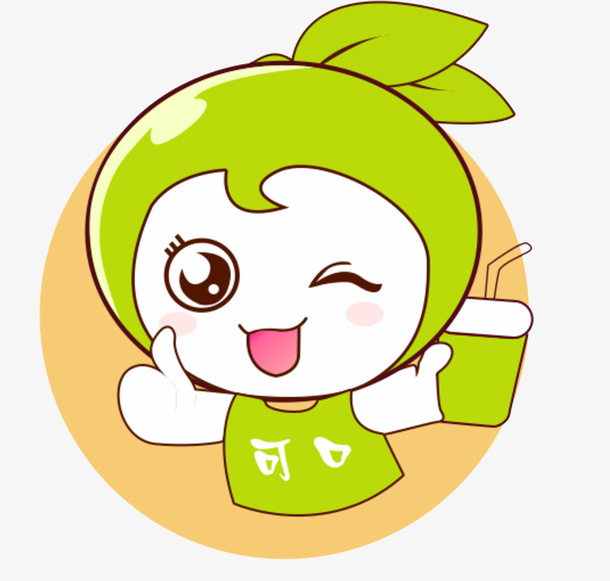 可口奶茶logo免抠