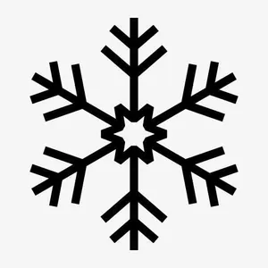 创意合成手绘合成雪花图案免抠