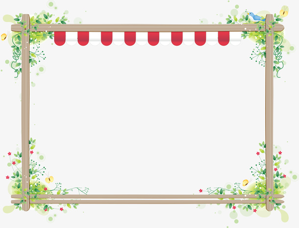 花环边框PNG素材06免抠