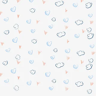 云朵底纹可爱插画菜免抠 云朵底纹可爱插画菜免抠