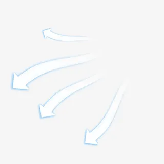 透气的蓝色气流免抠