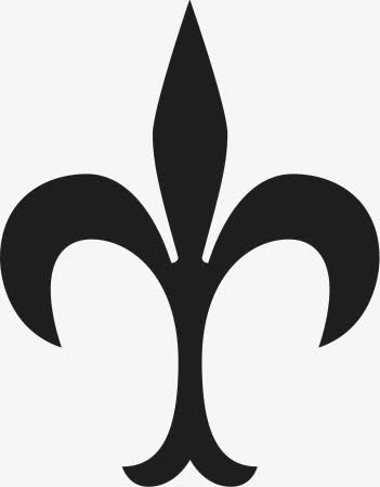 角花底纹花型对称平面图形免抠