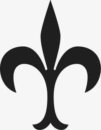 角花底纹花型对称平面图形免抠