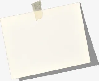 贴在墙上的便利贴免抠