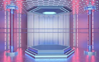 C4D，科幻，绚丽，背景高清