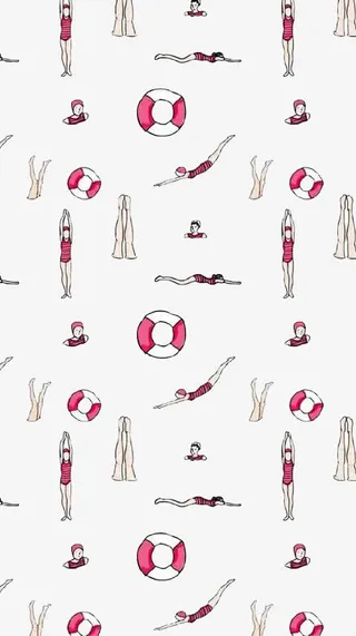 卡通运动背景图片素材