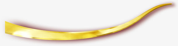 蓝色渐变亮光丝带免抠