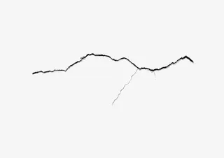 墙面裂缝PNG图片免抠