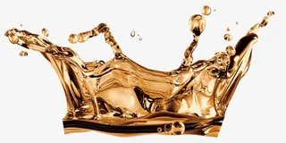 咖啡色茶水免抠