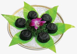 清明节日美食糯米团子清明果免抠