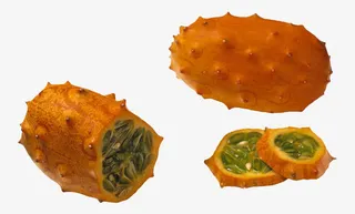 新鲜刺角瓜免抠