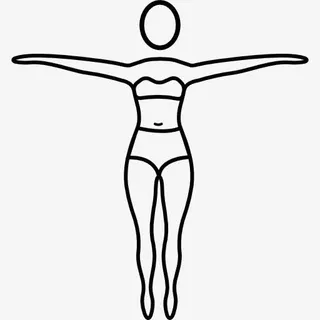 女子游泳衣图标免抠