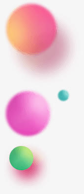 紫色飞舞圆球免抠