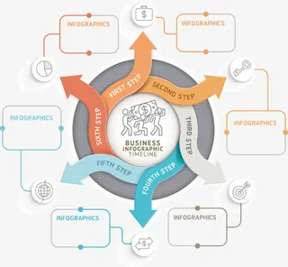 矢量PPT箭头免抠