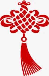 红色中国风卡通中国结医疗免抠