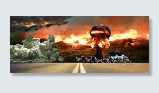 世界末日灾难背景高清